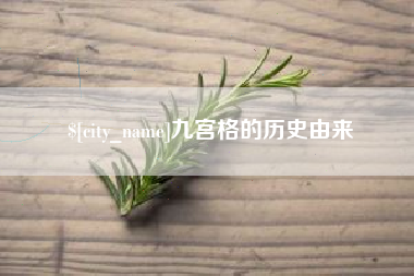 伊犁九宫格的历史由来