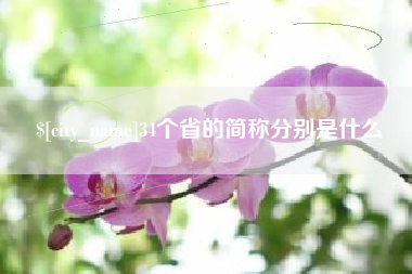 伊犁34个省的简称分别是什么