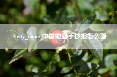 伊犁中国地图手抄报怎么画