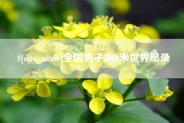 伊犁全国男子5000米世界纪录