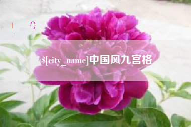 伊犁中国风九宫格