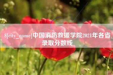 伊犁中国消防救援学院2021年各省录取分数线
