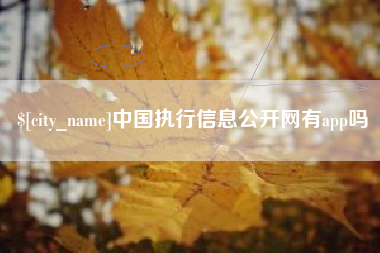伊犁中国执行信息公开网有app吗