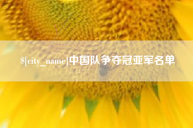 伊犁中国队争夺冠亚军名单
