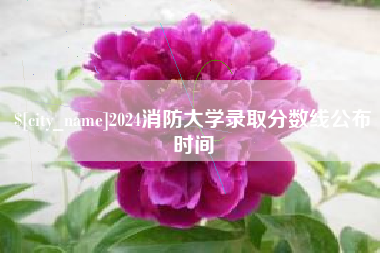 伊犁2024消防大学录取分数线公布时间