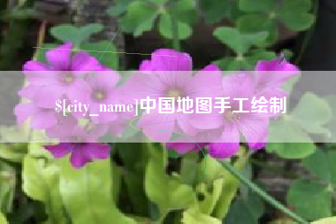 伊犁中国地图手工绘制
