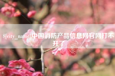 伊犁中国消防产品信息网官网打不开了