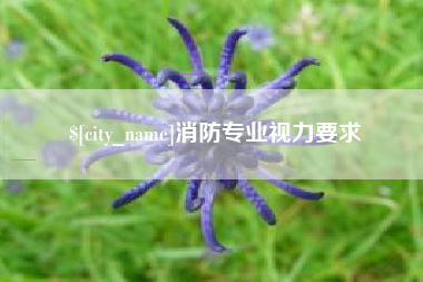 伊犁消防专业视力要求