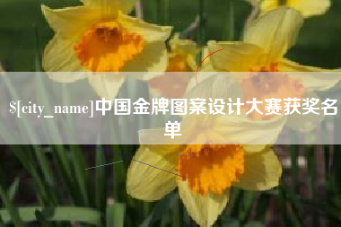 伊犁中国金牌图案设计大赛获奖名单