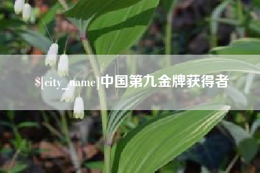 伊犁中国第九金牌获得者