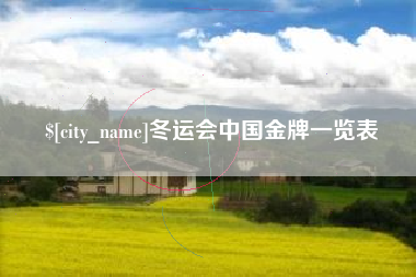 伊犁冬运会中国金牌一览表