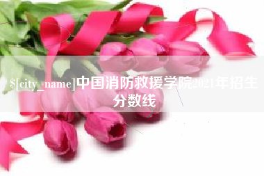 伊犁中国消防救援学院2021年招生分数线