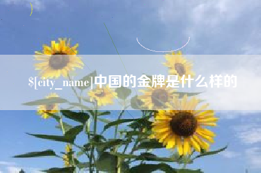 伊犁中国的金牌是什么样的